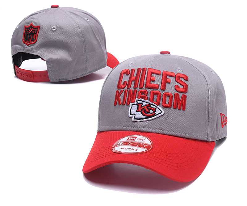 Chiefs Kingdom Gray Peaked Adjustable Hat GS,We sell and wholesale Chiefs Kingdom Gray Peaked Adjustable Hat GS on line form chian!